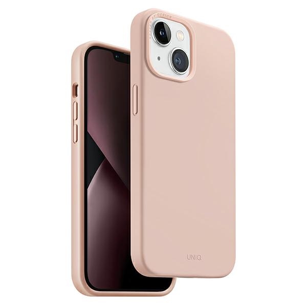 Uniq Lino Hue Iphone 14 Plus / 15 Plus 6,7" Magclick Ladehülle Pink/blush Pink