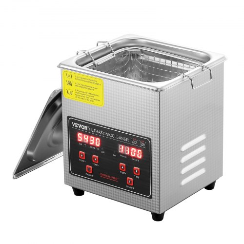 Ultraschallreiniger Ultraschall Edelstahl-reinigungsgerät 150 W, 2 L Ultraschallreinigungsgerät Mit Digitaler Anzeige 0-30 Min, Reinigung Ultraschall Für Schmuck, Brillen, Uhren Usw.