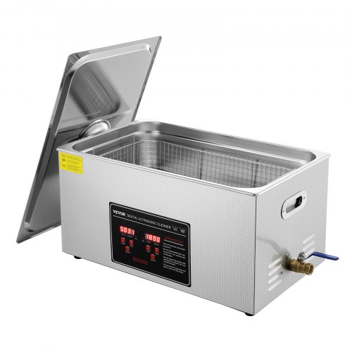 Ultraschallreiniger Ultraschall Edelstahl-reinigungsgerät 480 W, 22 L Ultraschallreinigungsgerät Mit Digitaler Anzeige 0-30 Min, Reinigung Ultraschall Für Schmuck, Brillen, Uhren Usw.