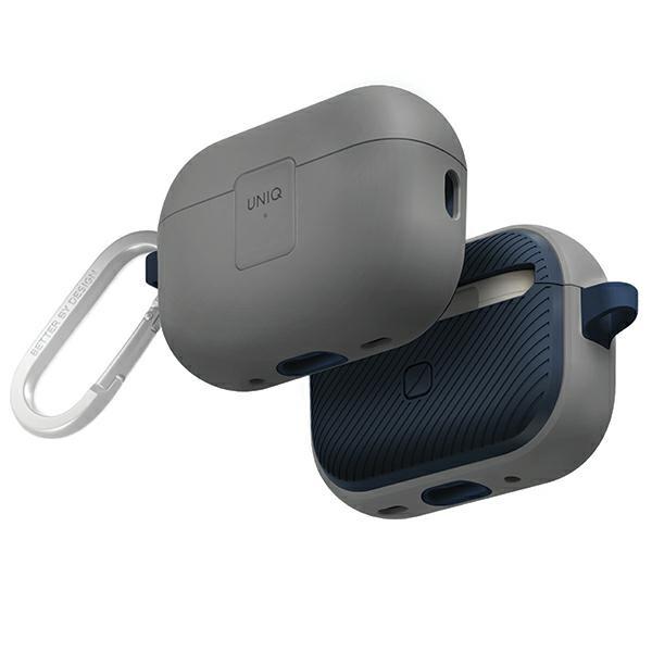 Uniq Clyde Lock Case Für Airpods Pro 2 (2022/2023) Kreidegrau-marineblau