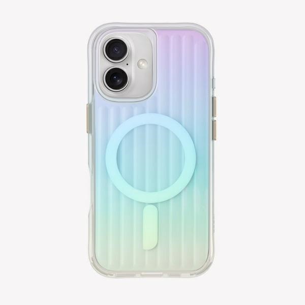 Uniq Hülle Coehl Linear Iphone 16 6,1" Magnetisches Ladekabel Opal/irisierend