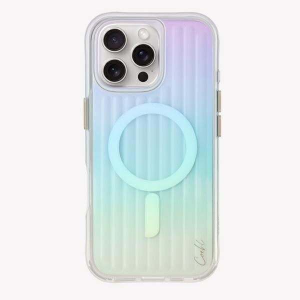 Uniq Coehl Linear Iphone 16 Pro Max Hülle 6,9" Magnetisches Ladekabel Opal/irisierend