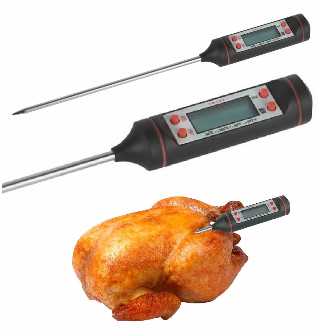 Elektronisches Küchenthermometer Mit Fleischfühler