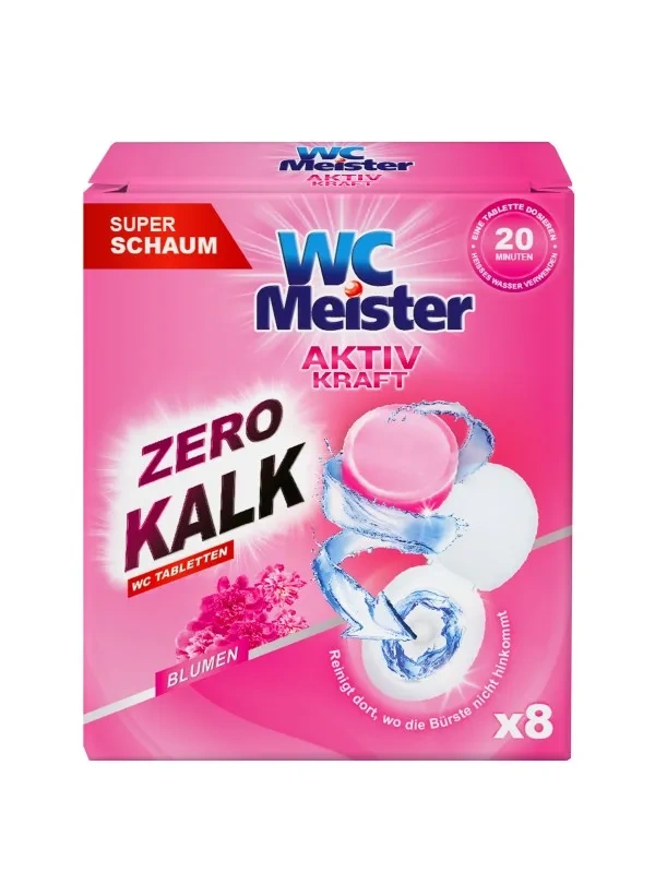 Wc Meister Aktiv Kraft Wc Blumen Entkalkungstabletten 8 Stk.