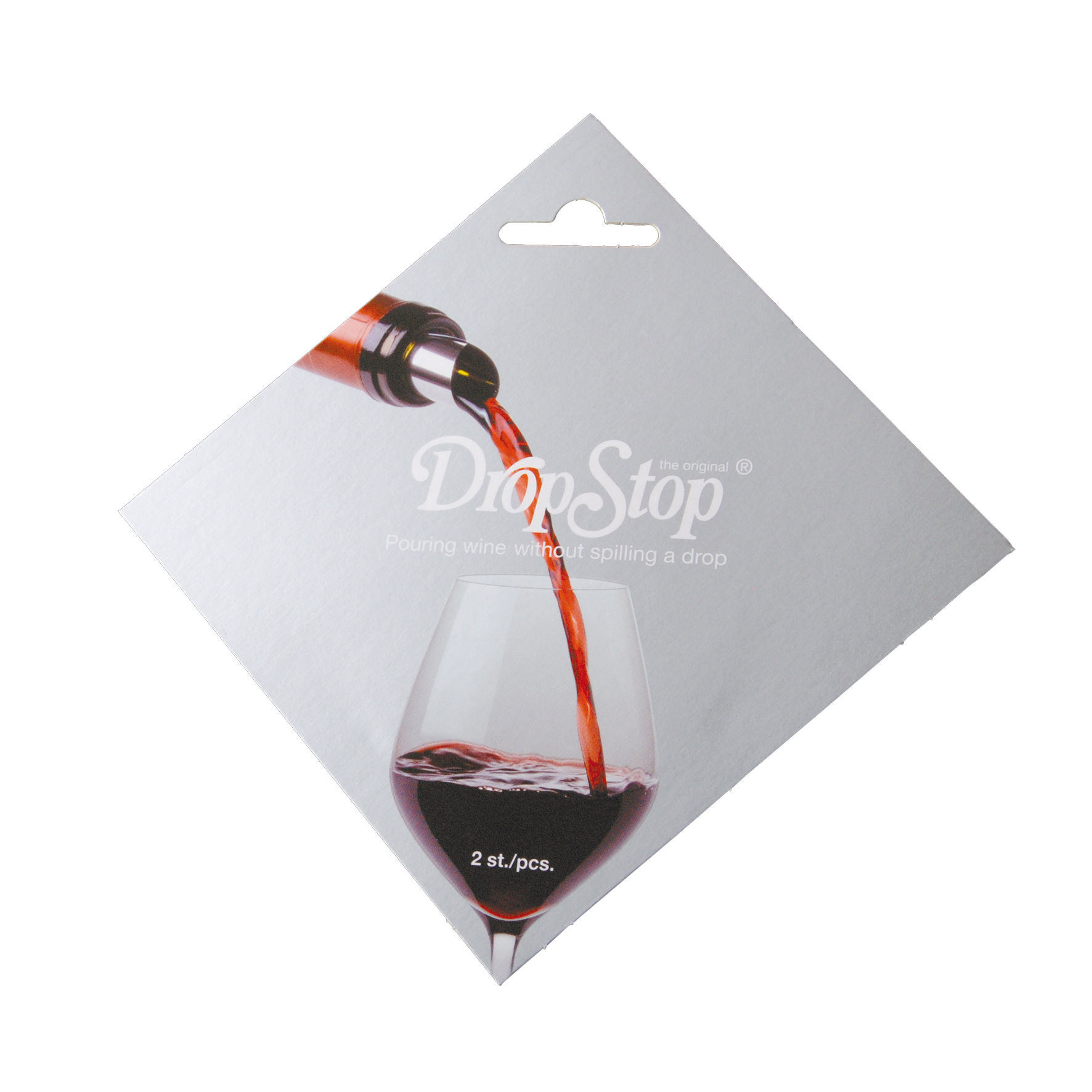 Cilio Dropstop Weinausgießer, Durchmesser 7,5 Cm, 2 Stk.