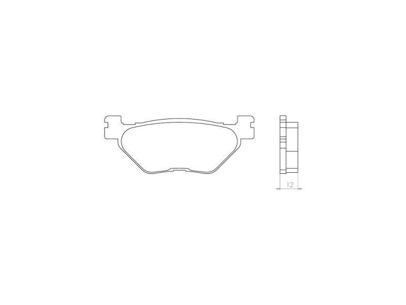 Brenta Bremsbeläge Kh319 Sintermetall (gold) (ft 4058)