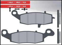 Brenta Bremsbeläge Kh229 Sintermetall (gold) (ft 4092)
