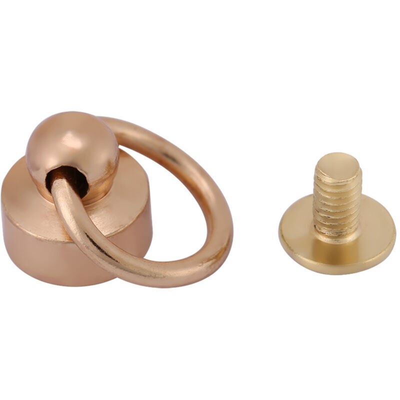 20 Stück 8 Mm Goldnieten Für Die Herstellung Von Ledertaschen, Handyhüllen Und Diy-zubehör