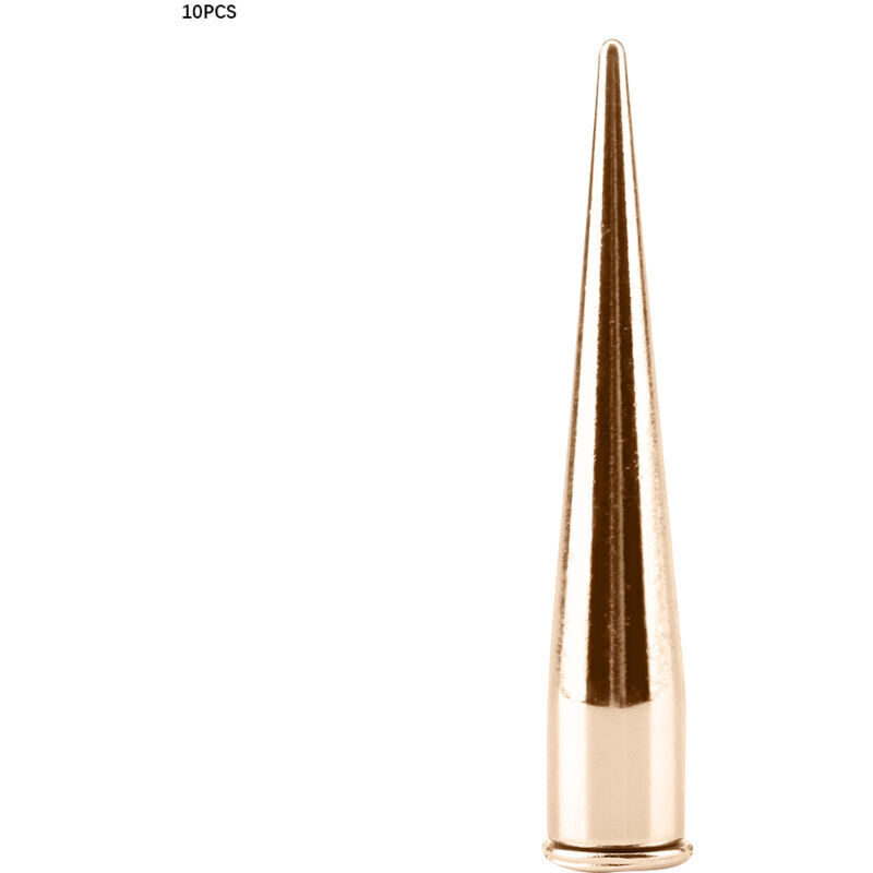 Mm 10er-set Metall-schraubnieten Mit Ziernieten Für Diy-lederarbeiten, Lederwarenzubehör (gold)