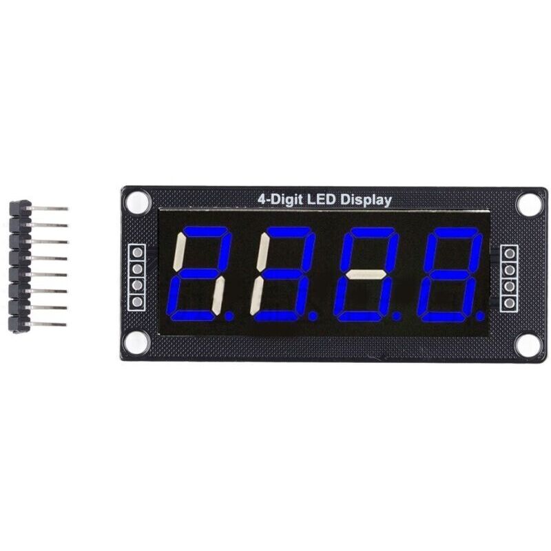 4 X 0,56 Zoll 7-segment 4-bit Led-digitalanzeigemodule Mra172b Blau Für Uhrplatinen
