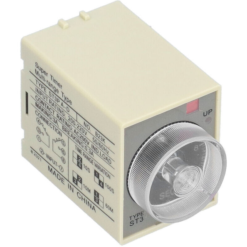 St3pad Dc 24v Zeitrelais, Einstellbarer Timer Für Zeitsteuerung Und Ersatzteil