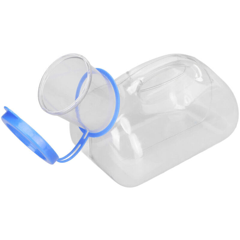 Tragbares 1000-ml-urinal Für Männer Mit Transparentem Deckel Für Reisende Und Senioren
