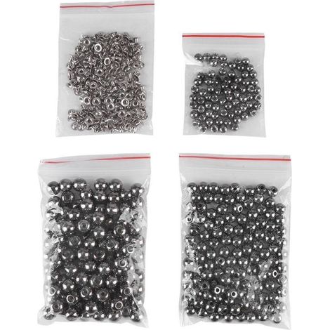 250 Schwarze Nietknöpfe (6 Mm, 8 Mm, 10 Mm) Für Taschen, Jeans Und Lederdekoration