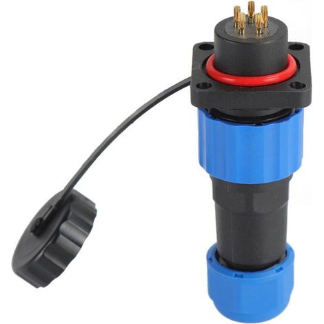 Ip68 Wasserdichter Industriestromanschluss, Sp165 Quadratischer Luftfahrtstecker (250 V 5 A)
