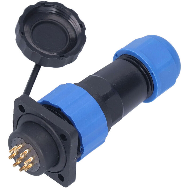 Sp209 Wasserdichter Stromanschluss, 250 V 5 A Vierkant-luftfahrtstecker Für Schweiß- Und Industrieanwendungen