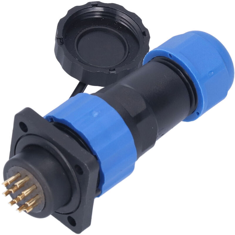 Sp2012 Wasserdichter Stromanschluss, 250v 5a Quadratischer Luftfahrtstecker Für Schweiß- Und Industrieanwendungen.
