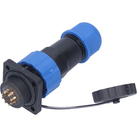 Sp208 Wasserdichter Stromanschluss, 250 V 5 A, Quadratischer Luftfahrtstecker Für Schweiß- Und Industrieanwendungen