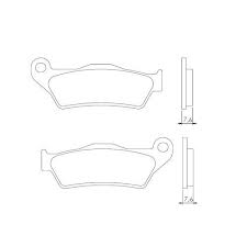 Brenta Bremsbeläge Kh181 Sintermetall (gold) Brembo Vorne Ktm (ft 4027)