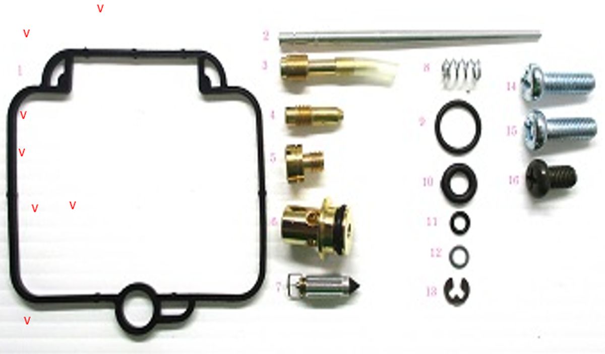 Bearing Worx Vergaser-reparatursatz Yamaha Yfm Grizzly '98-'00 (26-1371)