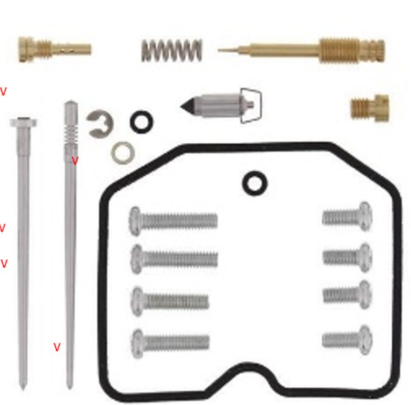 Bearing Worx Vergaser-reparatursatz Kawasaki Klx 300/r '97-'07 (26-1133)