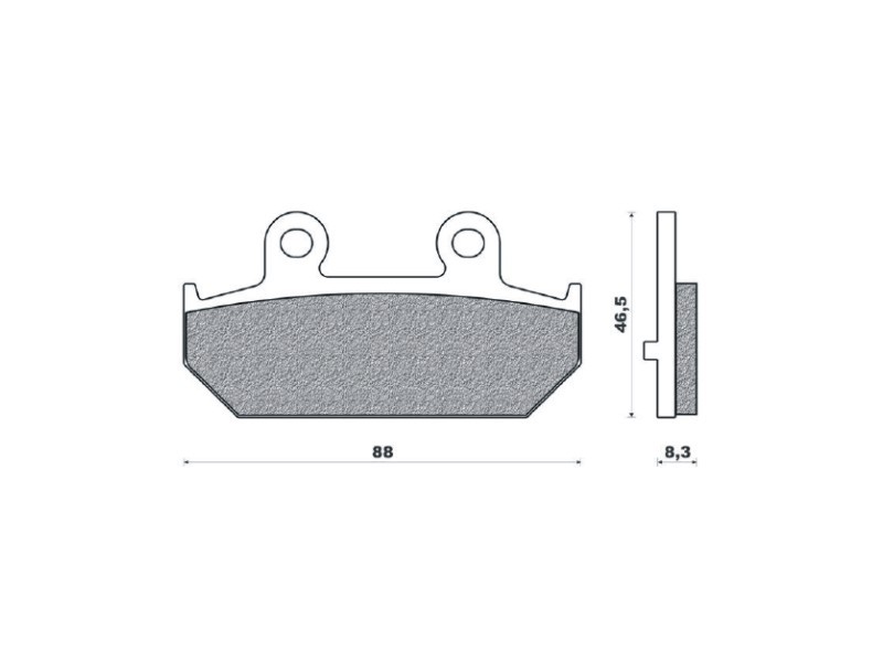 Brenta Bremsbeläge Kh412 Sintermetall (gold) (ft 4104)