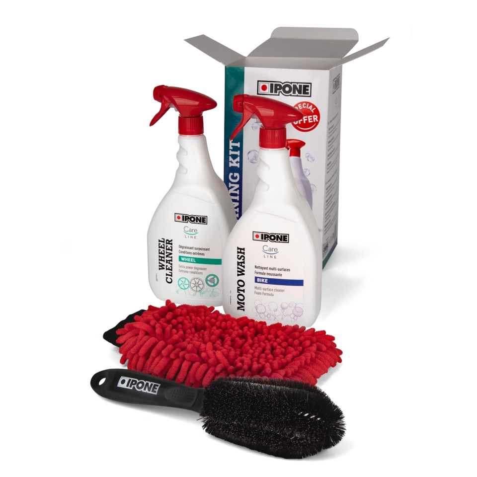 Ipone Careline Motorradwaschset – Shampoo + Felgenreiniger Für Motorradfelgen