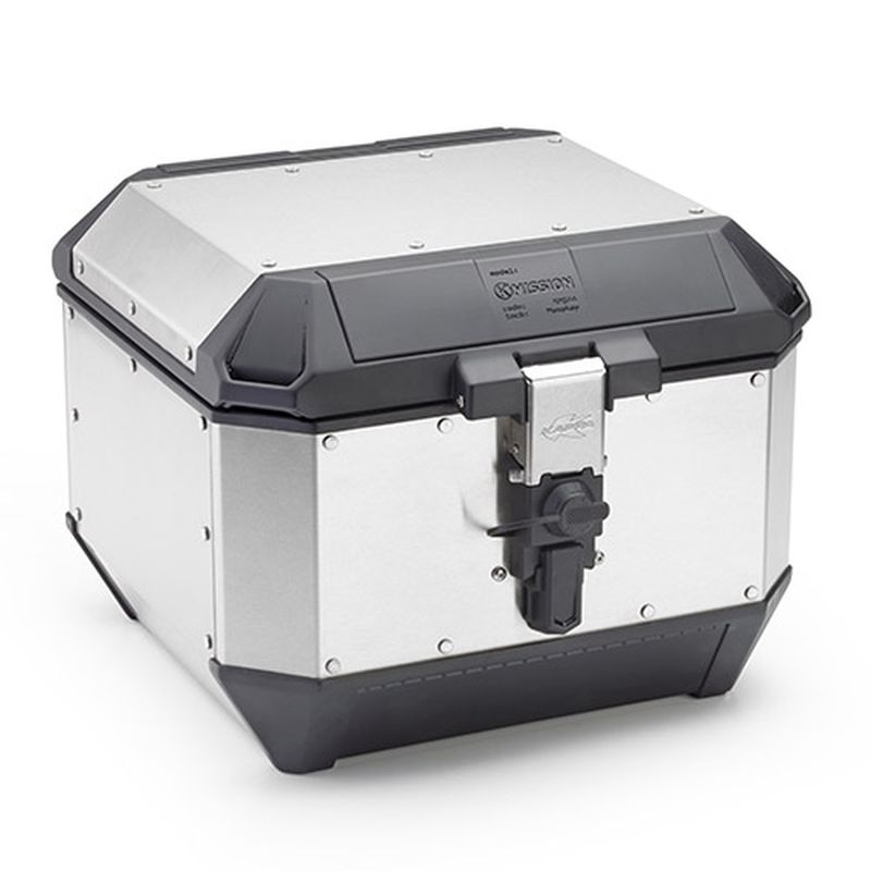 Kappa Topcase 44l Monokey Kms44a K'Mission Aluminium Silber