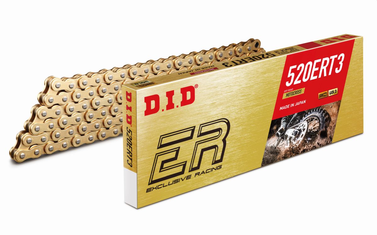 Did 520ert3g&g-116 Gold/goldkette (116-glieder) Ohne O-ringe (offen + Karabiner) - Ersetzt 520ert2