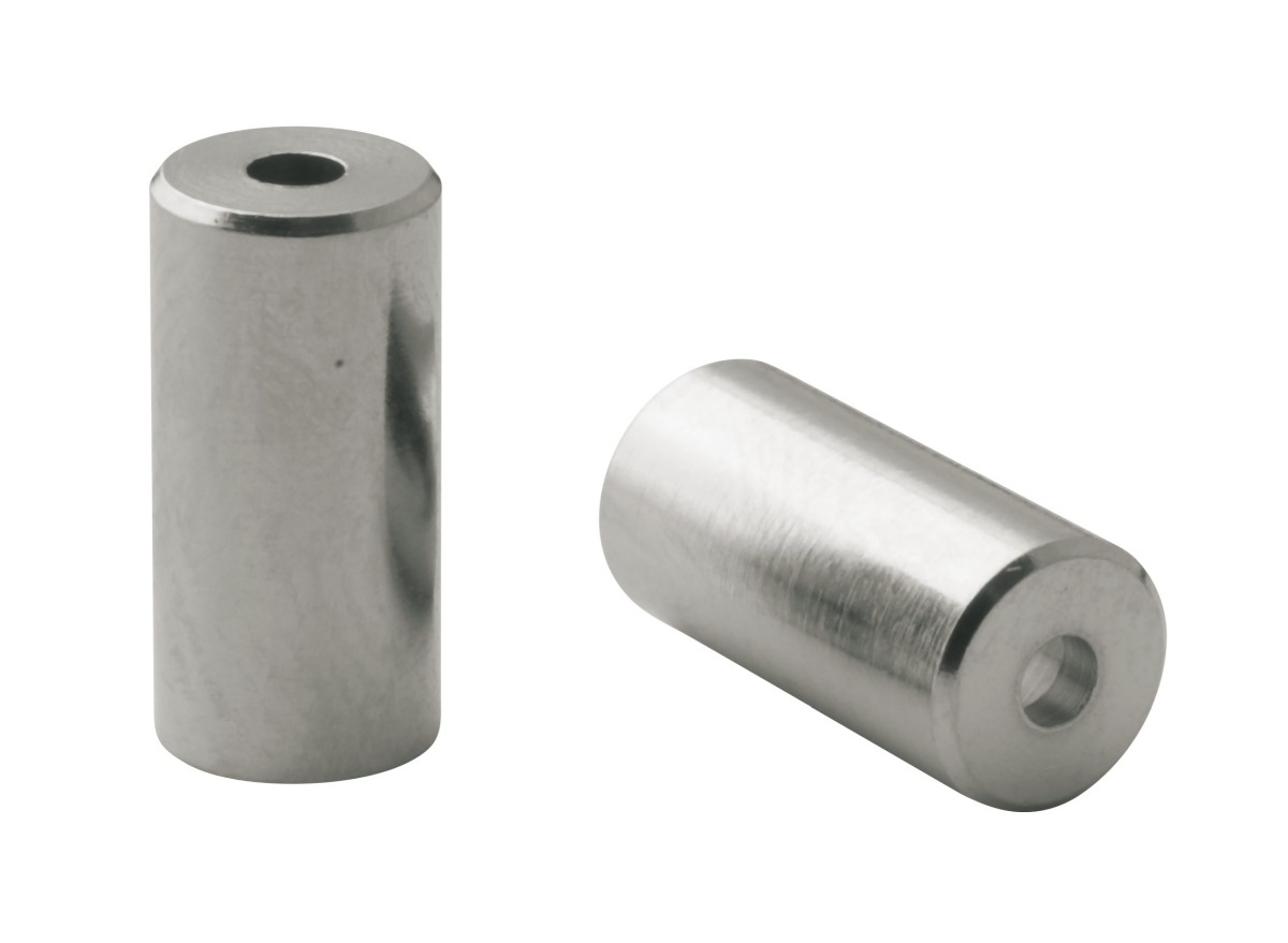Elvedes Bremszugendkappen Aus Aluminium, 5 Mm, Silber, 10er-set