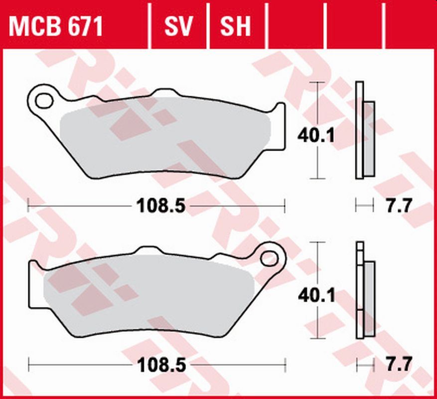 Trw Zf Bremsbeläge Kh209 Sinter Street Für Bmw R 1200/1250 Gs/adv/r/rs/rt Ab 2013, K 1600gt/gtl Ab 2011, Ducati Scrambler 800, Diavel/x Diavel 1200/1260 Ab 2015, Triumph Thunderbird 1700 Ab 2011, Rock