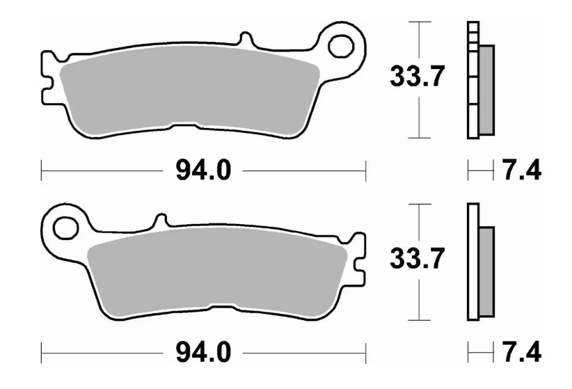 Sbs Bremsbeläge, Neu, Kh755, Offroad-rennsport, Sinterfarbe Gold, Passend Für Fantic Xx 125, Xef/xxf 250/450, Xex 250 (ab 2022), Yamaha Yz 250 (ab 2022), Wr/yz 250f/450f (ab 2021), Yz 450fx (ab 2021)