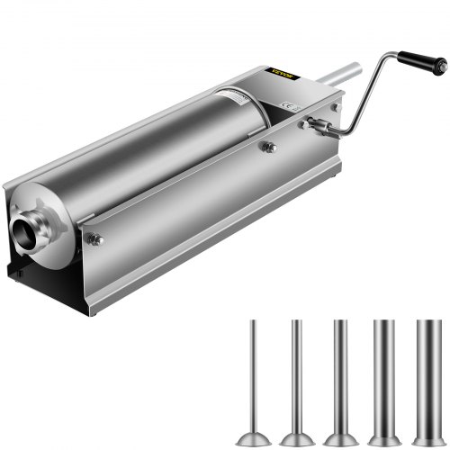 Wurstfüller 7l Fleischwölfe Wurstmaschine Wurstfüllmaschine Horizontal Edelstahl Wurstspritze