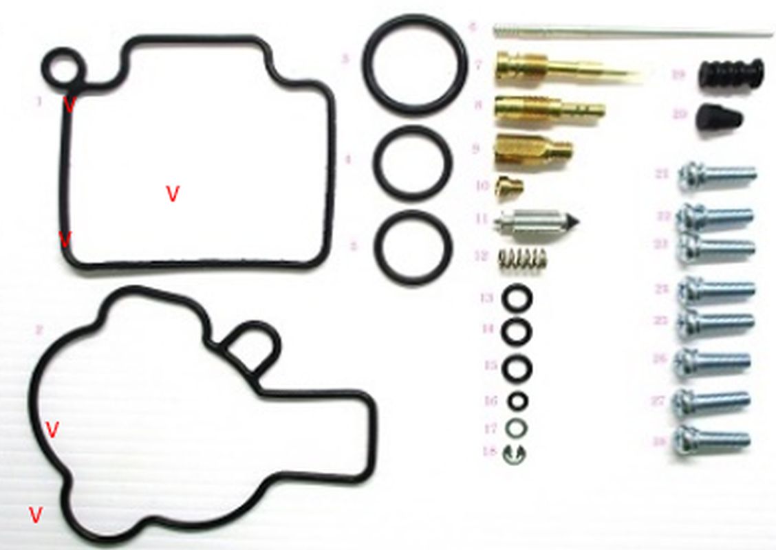 Bearing Worx Vergaser-reparatursatz Honda Trx 450r '04-'05 (26-1364)