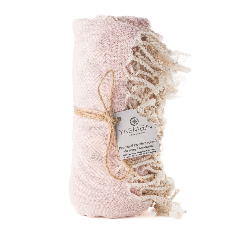 Yasmeen Premium Puderrosa Hamamtuch – Pestemal