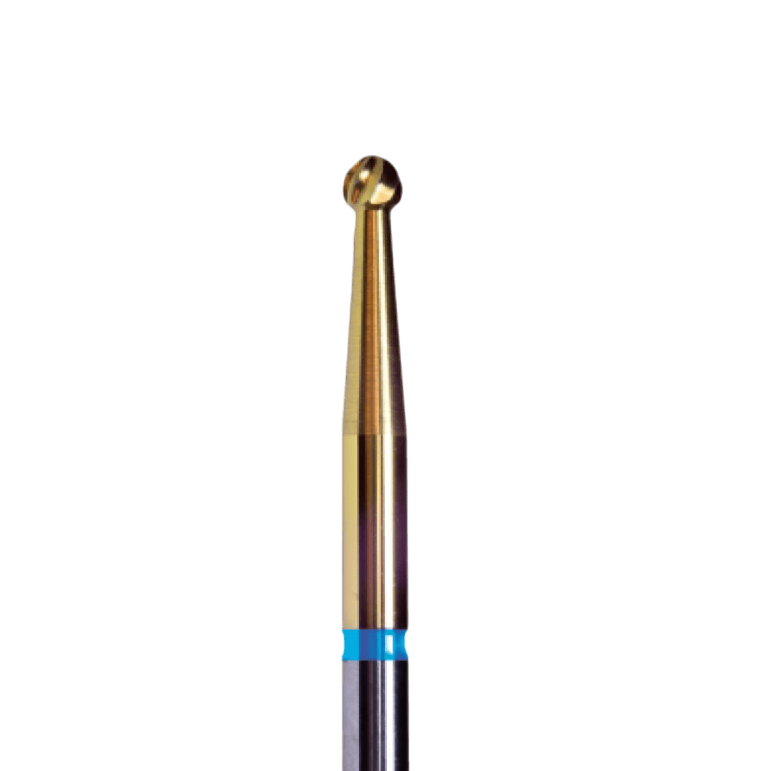 Goldbeschichteter Hartmetallfräser – Standardkugel