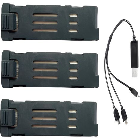 3,7v 600mah Akku Für E58 S168 Drohne Jy019 Jd-19 Original Akku Der Neuen Version Für E58 Drohne Mit Usb-ladekabel