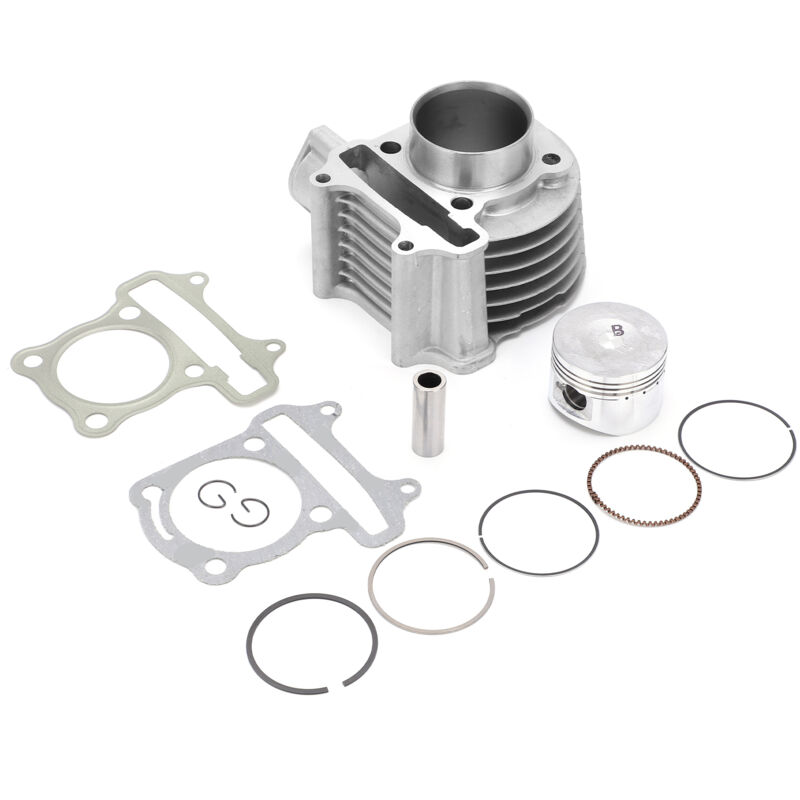 Zylinder-kolbenring-dichtungssatz – 2,06 Zoll – 125 4-takt Für Roller, Moped, Atv – Ersatz Für Gy6 139qmb 139qma Motor – Aus Aluminiumlegierung.