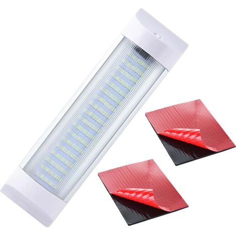 Weiße Led-innenbeleuchtungsleiste Mit 72 Leds, 1500 Lm, 12–80 V Dc, Mit Schalter Für Lkw, Transporter, Wohnmobil, Boot