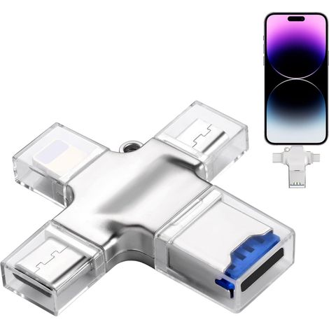 Micro-sd-kartenleser – Usb-c-otg-adapter Für Micro-sd-, Sdhc- Und Sdxc-speicherkarten – Kompatibel Mit Macbook, Iphone 17/16/15, Ipad, Samsung Galaxy S25, S24, S23, A56, A16, A15