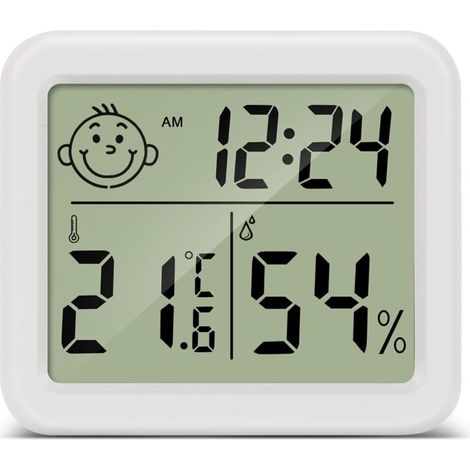 Digitales Innenthermometer Und Hygrometer Für Wohnzimmer, Lagerhalle, Kinderzimmer, Ankleidezimmer