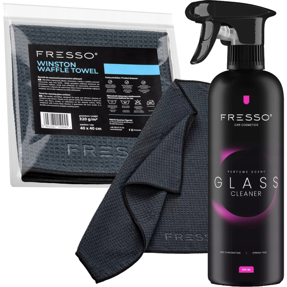 Fresso Glasreiniger 500 Ml Autofensterreiniger + Mikrofasertuch