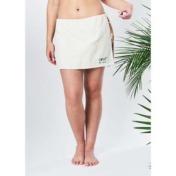 Oeko-tex® Standard Frotteerock Mit Passendem Höschen, Made In Nature, Ecru, Größe S