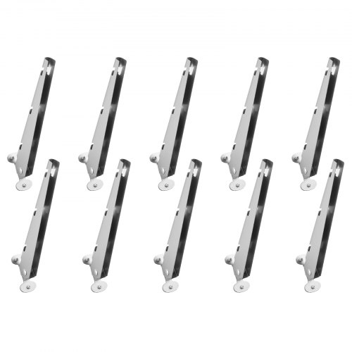 Übersteigschutz Zaunerhöhung, 10er-pack, Stacheldrahtabweiser 310x100x55 Mm Flach Oder Oberflächenmontiert, Stacheldrahthalter Aus Stahl, Ideal Für Gärten, Bauernhöfe & Hinterhofzäune