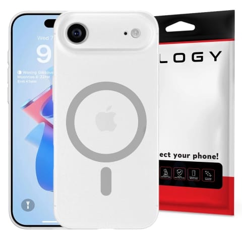Apple Iphone 17 Air Hülle – Matte Magsafe-hülle Mit Linsenschutz, Schlank Und Kratzfest, Perfekte Passform – Alogy Skinny Mattecase™ Weiß