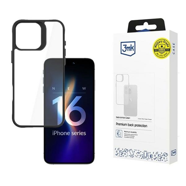 Schutzhülle Für Iphone 16 Pro 3mk Satinarmor+ Militärqualität