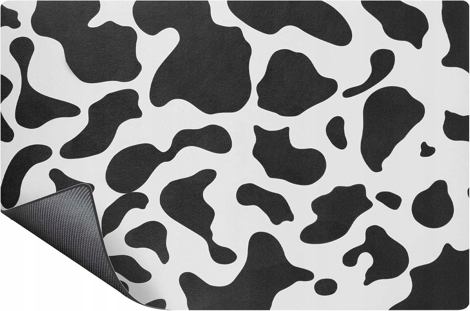 Saugfähige Matte Für Kaffeemaschine 30x50cm Rutschfest Schwarz-weiß