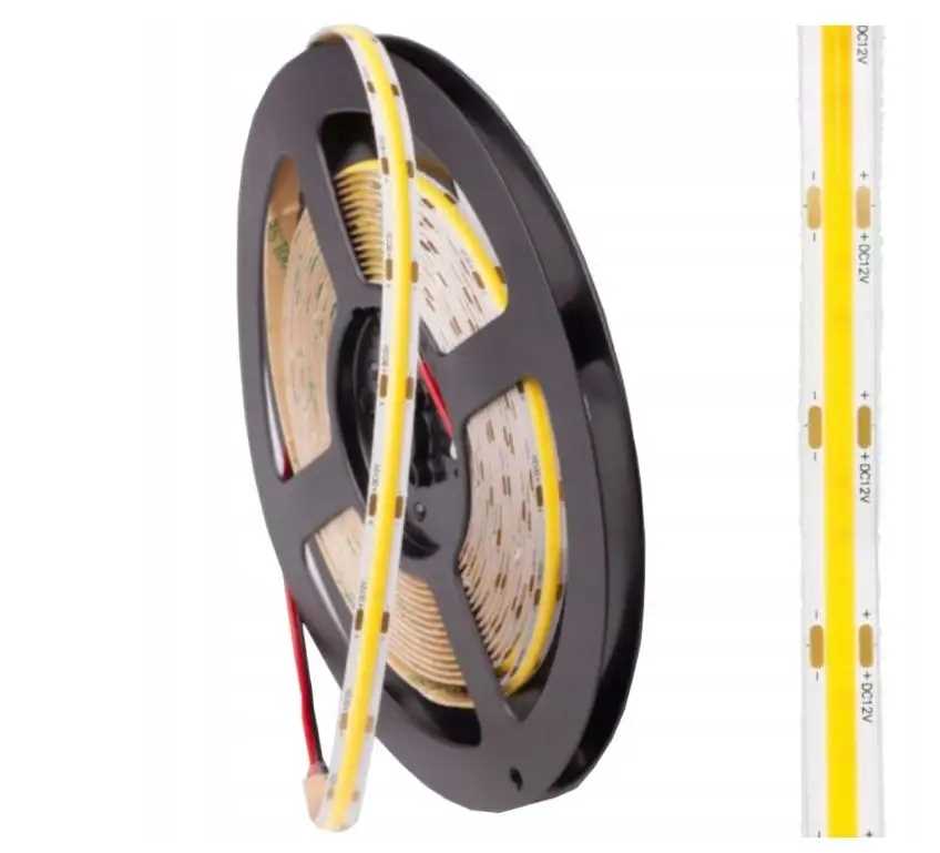Led-streifen Cob, 480 Leds, 9 W/m, 6000 K, 990 Lm/m, Schutzart Ip20, 1 M