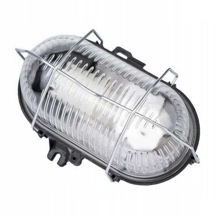 25-w-e27-kanal-leuchte Mit Metallgitter. Schutzart Ip44.