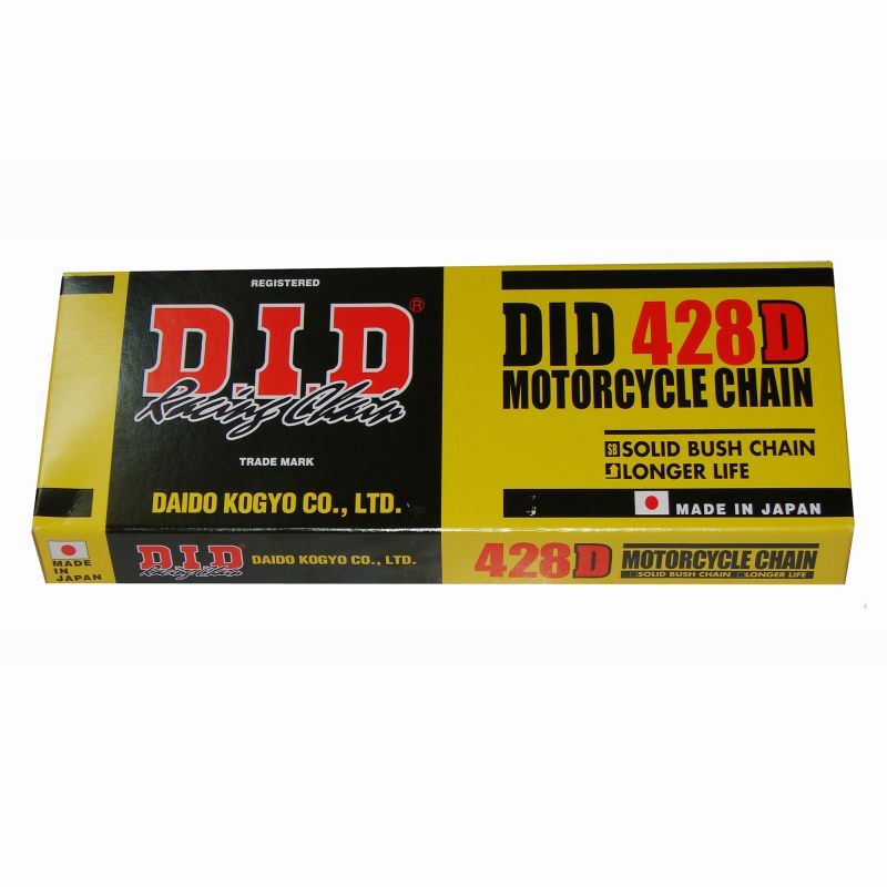 Did 428d Antriebskette, 134 Glieder, Stark Silber, Quad Cross Moped