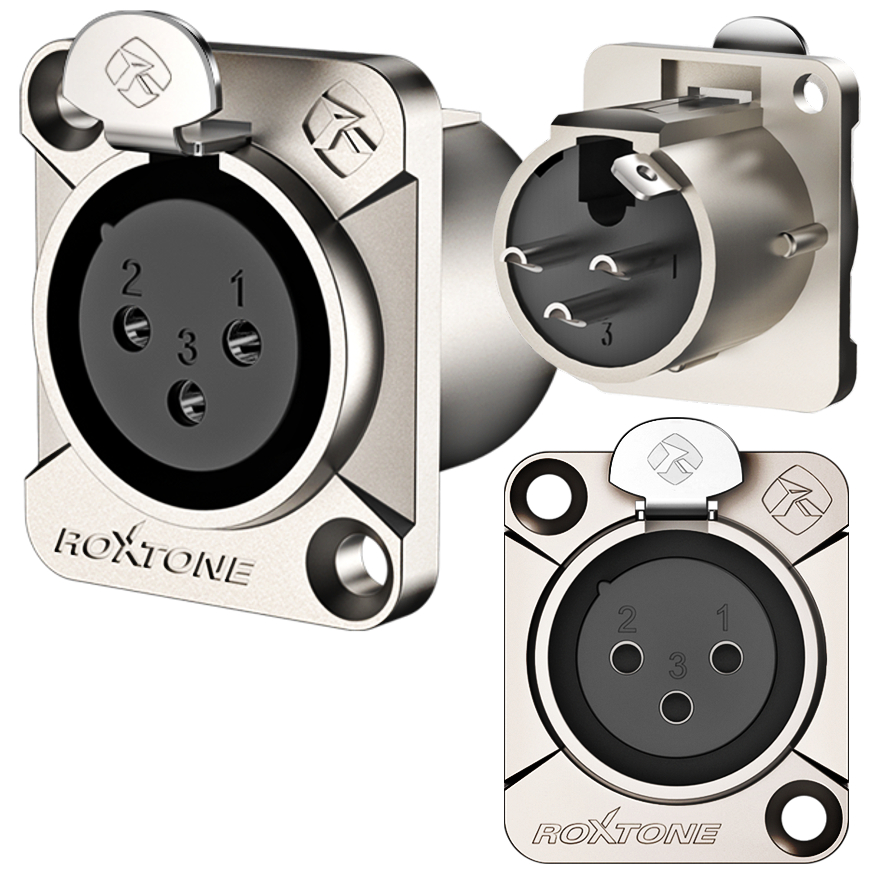 Roxtone Xlr Rx3fd-nt Frontplattenbuchse
